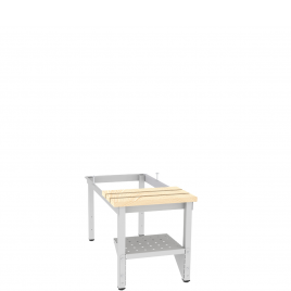 Метална основа с пейка P413 и рафт PP413 Метална основа с пейка P413 и рафт PP413